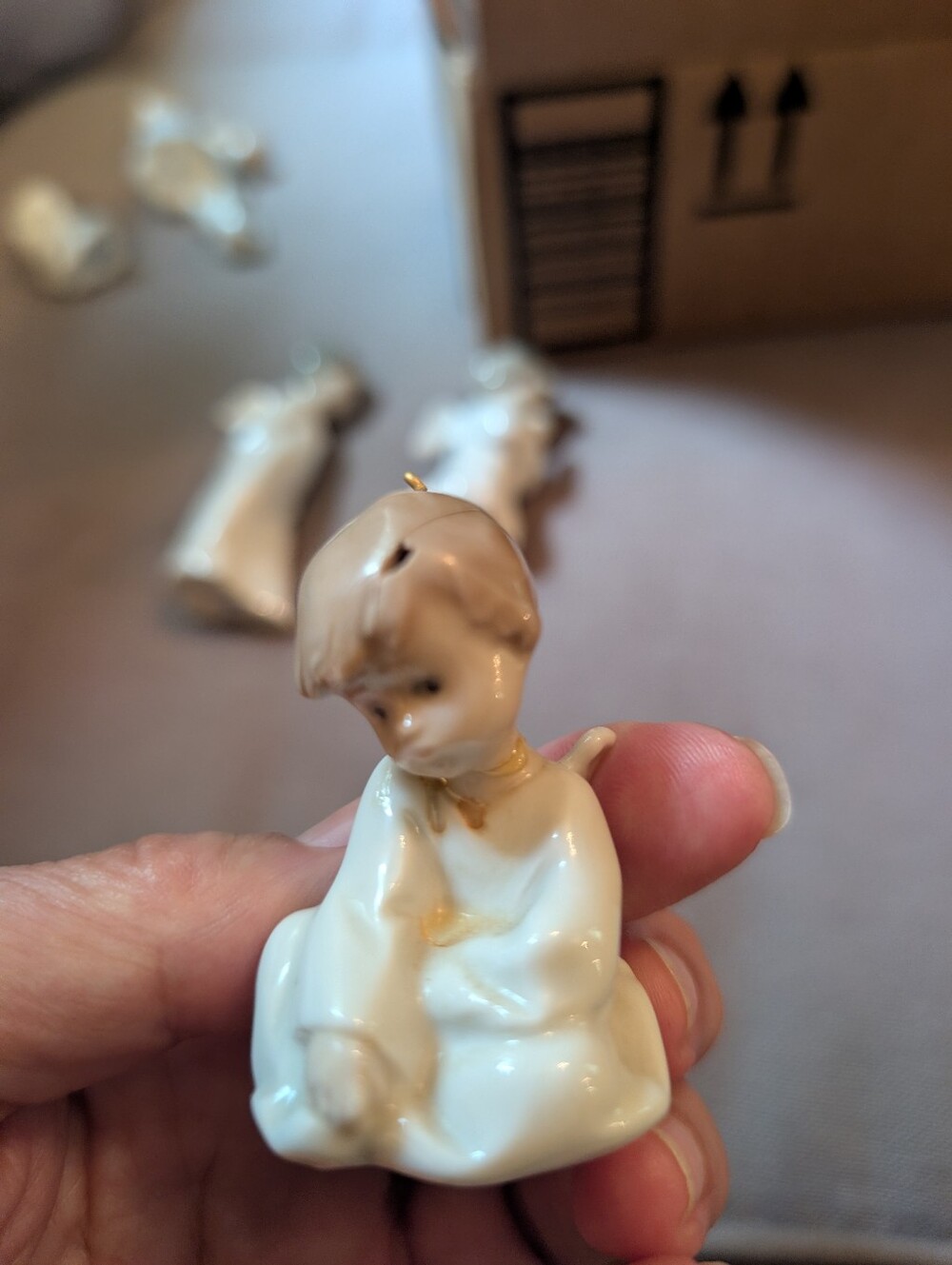 Vintage Lladro Angel/Cherub Ornament See.Pics